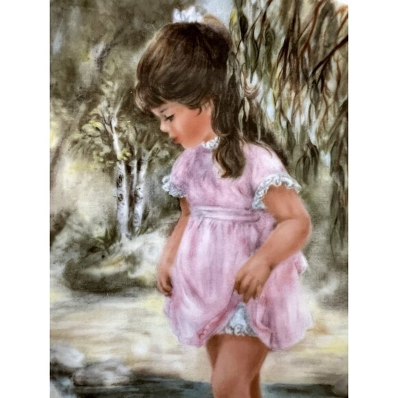 Lisa's Creek SEEMS LIKE YESTERDAY by Rusty Money Collector Plate No. A4649 - Picture 2 of 4